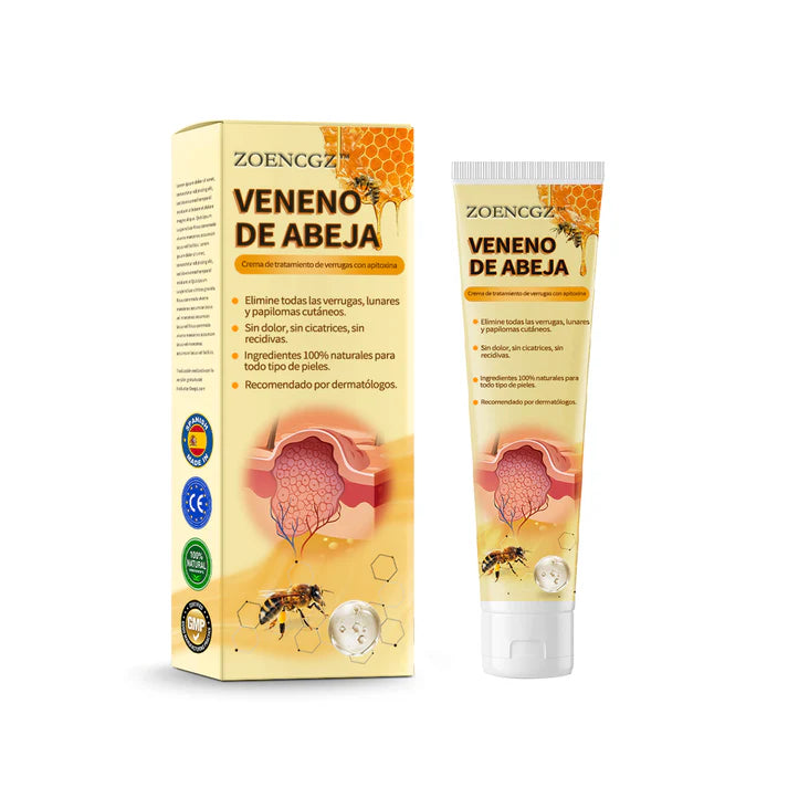 ZOENCGZ ™ ⭐⭐⭐⭐⭐CREMA VENENO DE ABEJA PARA LUNARES Y VERRUGAS