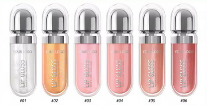 LIP GLOSS SET X6⭐️⭐️⭐️⭐️⭐️ESMALTE PARA LABIOS DIAMANTADO