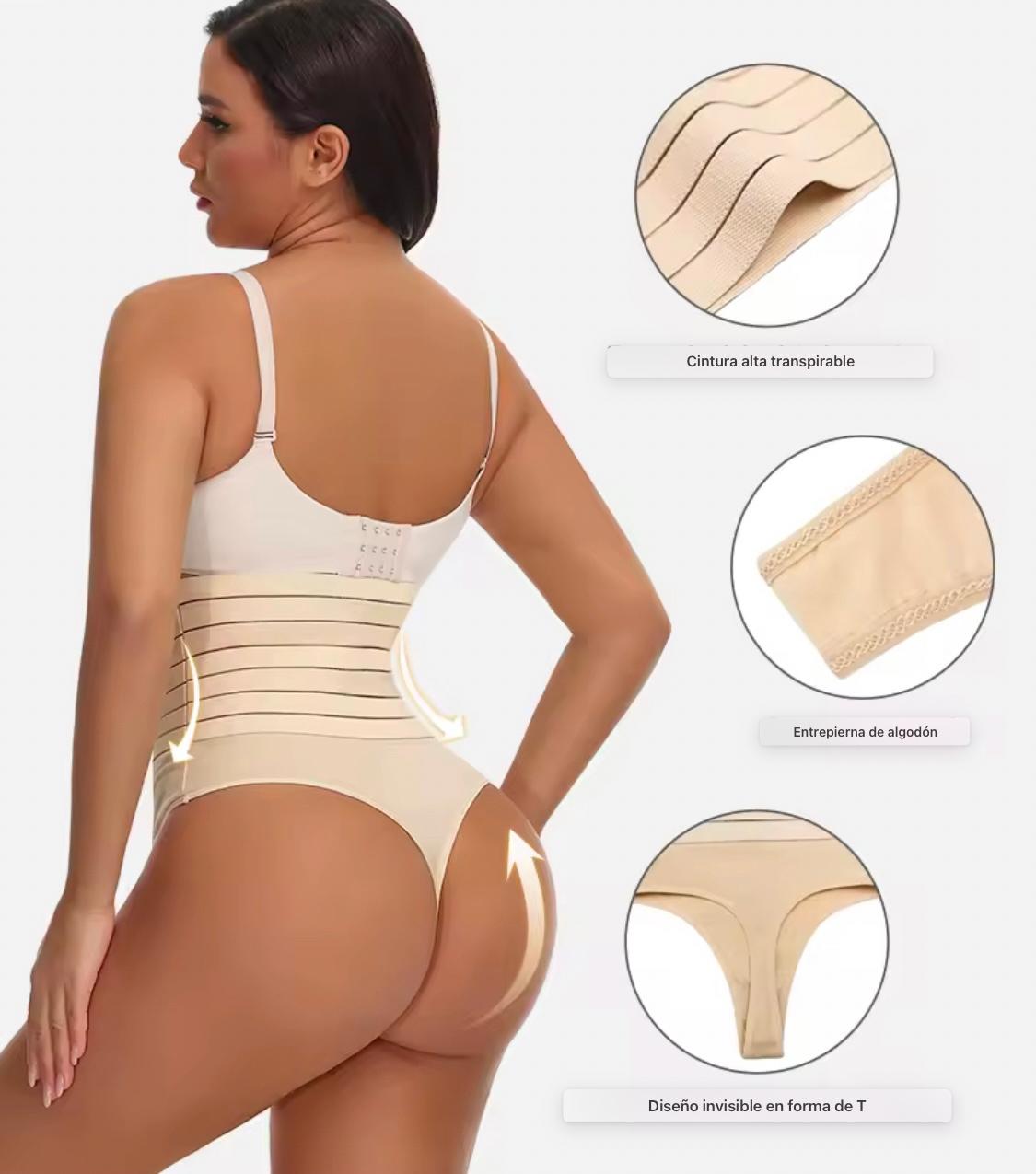Body Peilia⭐⭐⭐⭐⭐ Braguita de cintura alta sin costuras que realza el abdomen y moldea el cuerpo