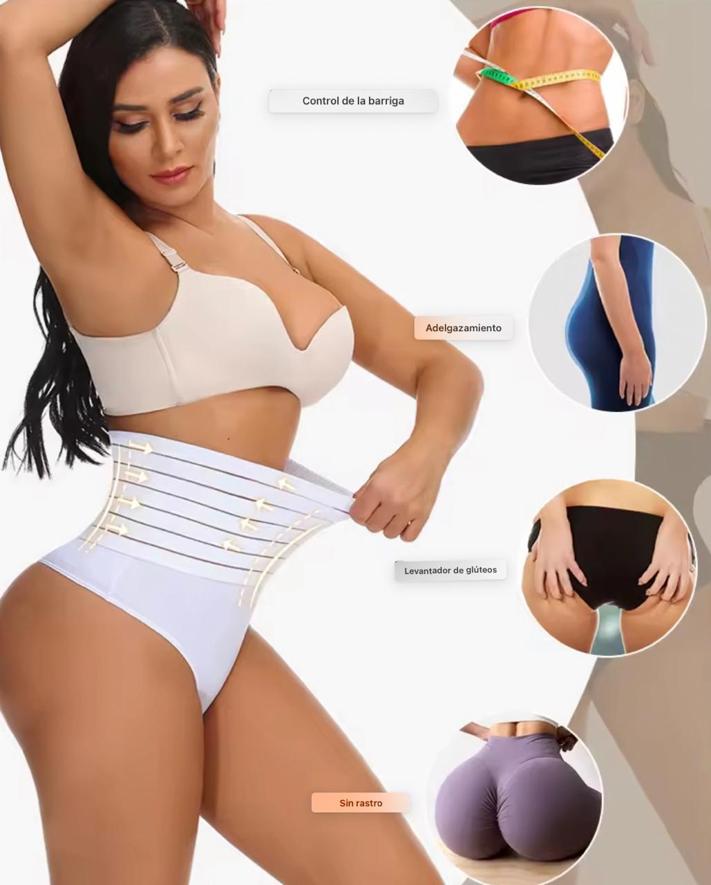 Body Peilia⭐⭐⭐⭐⭐ Braguita de cintura alta sin costuras que realza el abdomen y moldea el cuerpo