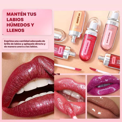 LIP GLOSS SET X6⭐️⭐️⭐️⭐️⭐️ESMALTE PARA LABIOS DIAMANTADO