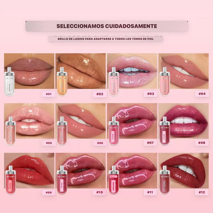 LIP GLOSS SET X6⭐️⭐️⭐️⭐️⭐️ESMALTE PARA LABIOS DIAMANTADO