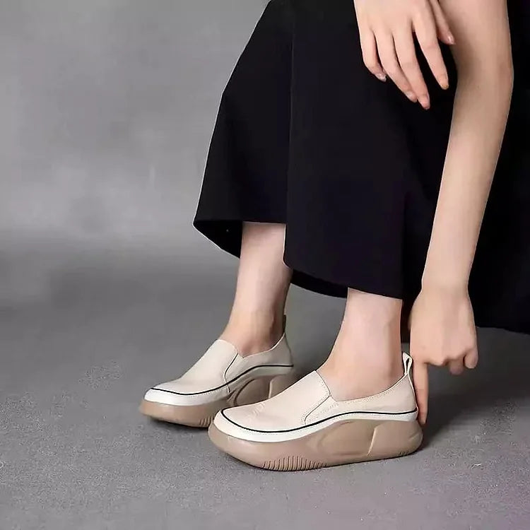 MOCASINES PLUMA🥰ORTHOPEDICT💃plataforma alta de moda⭐⭐⭐⭐⭐