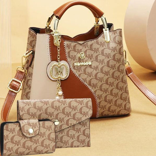 Bolso Divatos 👜 Bolso de mano de piel con estampado de moda