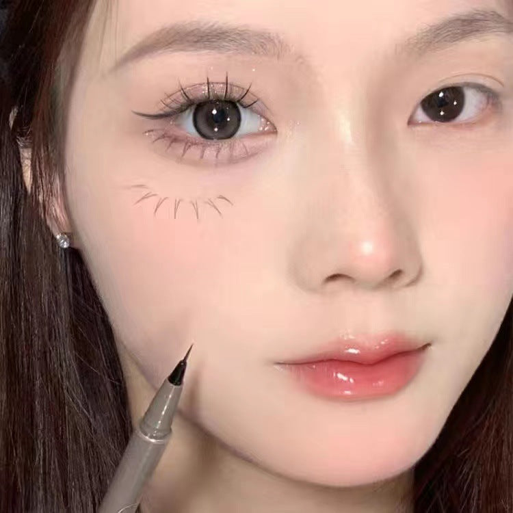 🤩Quick-Drying Waterproof✨Lápiz de ojos superfino a prueba de agua