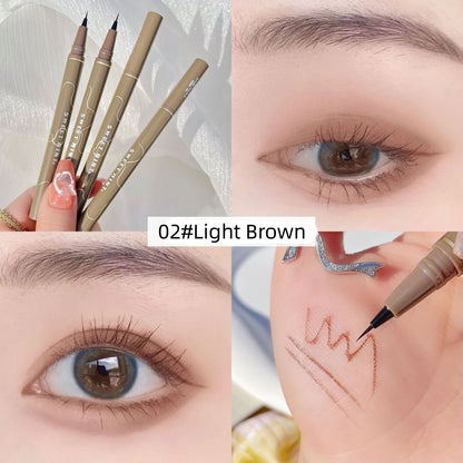🤩Quick-Drying Waterproof✨Lápiz de ojos superfino a prueba de agua