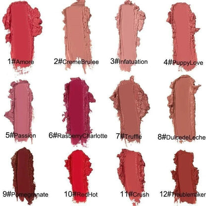 LIP LUST💋CREME WATERPROOF💄ESTUCHE PARA LABIOS X 6 COLORES
